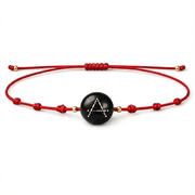 Handcrafted Oltu Stone Morse Code Bracelet - Secret Message